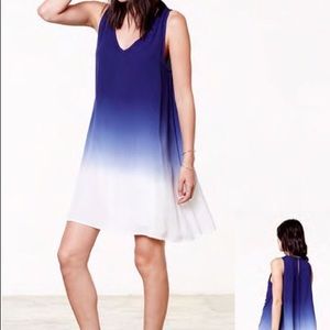 Blue Ombré tank dress by BB Dakota